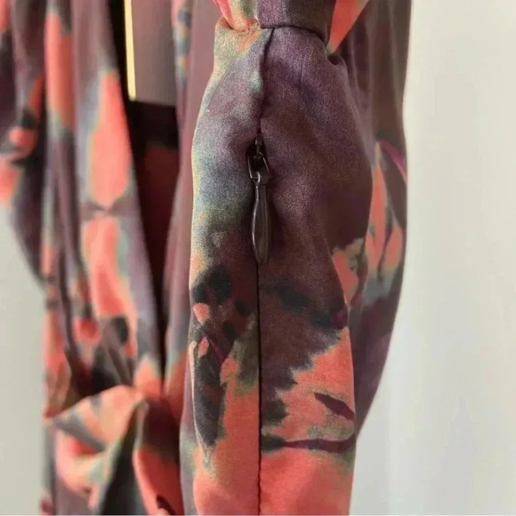 NWT Ulla Johnson Semira Silk‎ Tie-Dyed Mini Dress size 0 - Picture 10 of 12